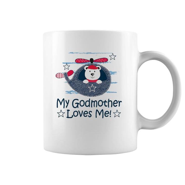 Kids My Godmother Loves Me Godson Coffee Mug