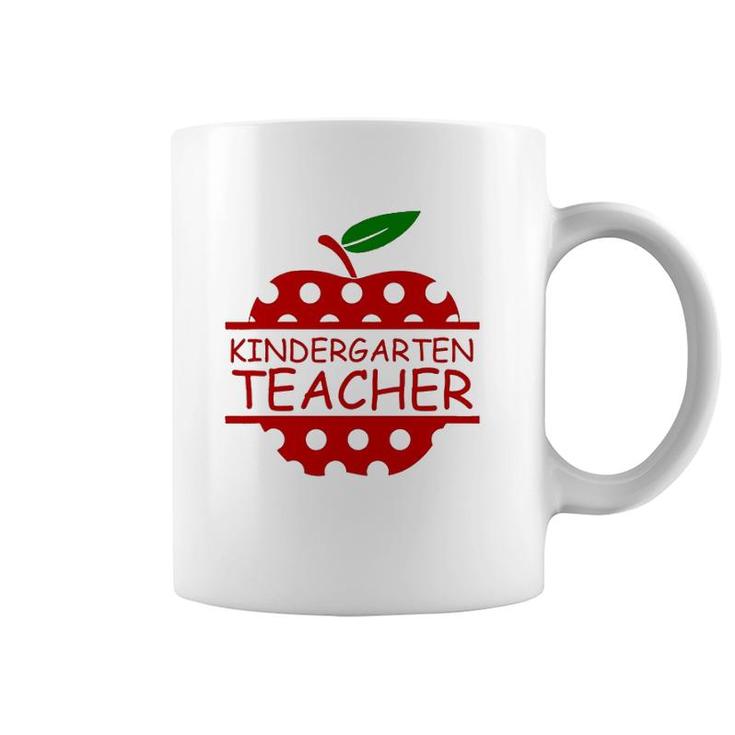 Kindergarten Teacher Teaching Lover Apple Coffee Mug