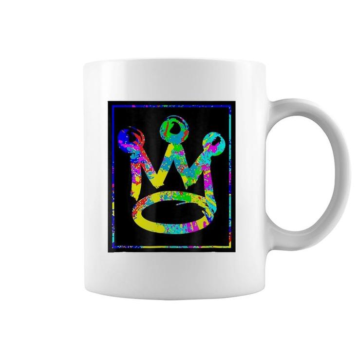 King Crown Paint Splatter Gift Coffee Mug