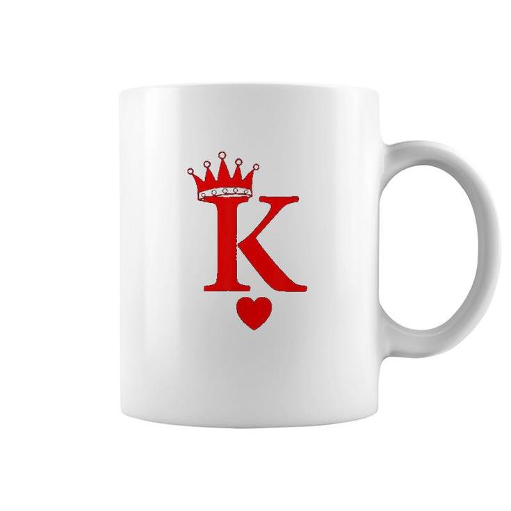 King Of Hearts Queen Of Hearts Playing Cards Deck Of Cards  Coffee Mug