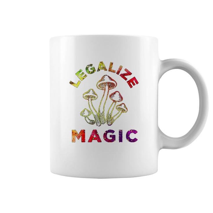 Legalize Magic Hippie Tie Dye Coffee Mug