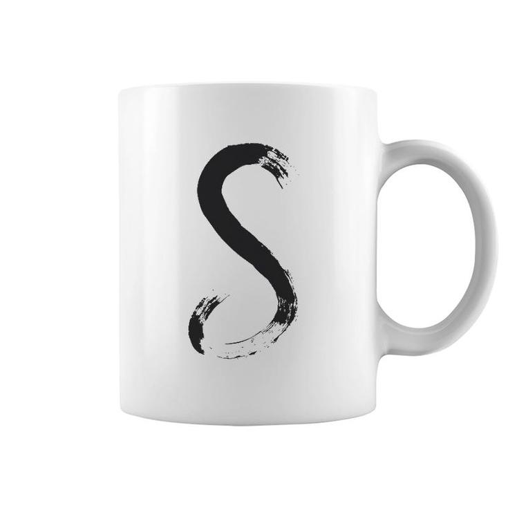 Letter S Alphabet Initial Of Names And Words Spelling Coffee Mug