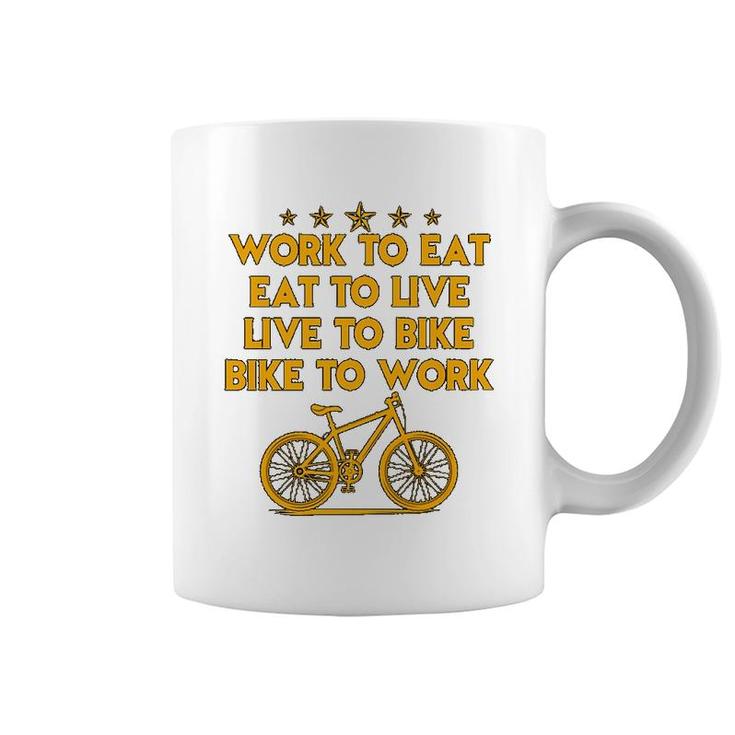 Live To Bike Bike To Work Coffee Mug