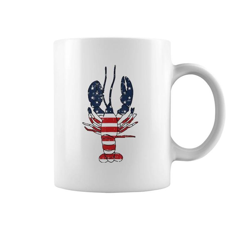 Lobster 4Th Of July American Flag Sea Ocean Lover Patriotic Tank Top Coffee Mug