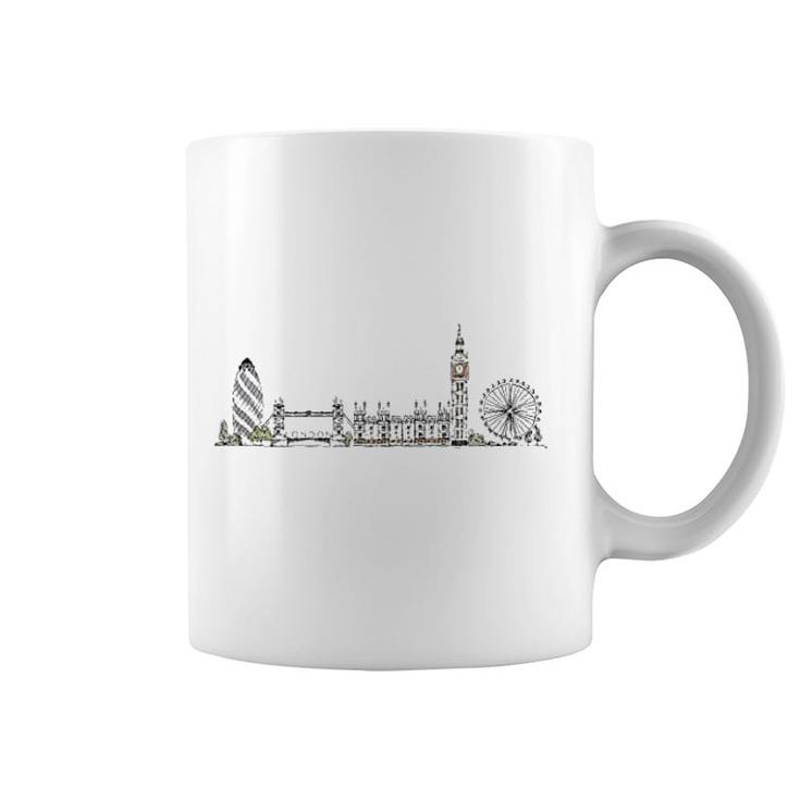 London Grafic City  Souvenier Skyline Coffee Mug