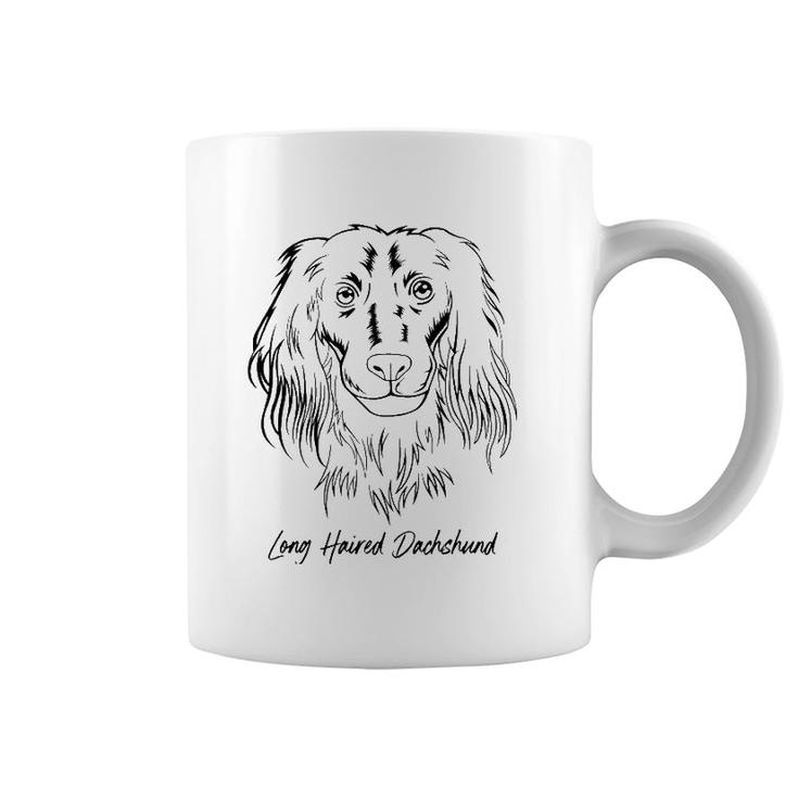 Long Haired Dachshund Dog Lover Gift Coffee Mug