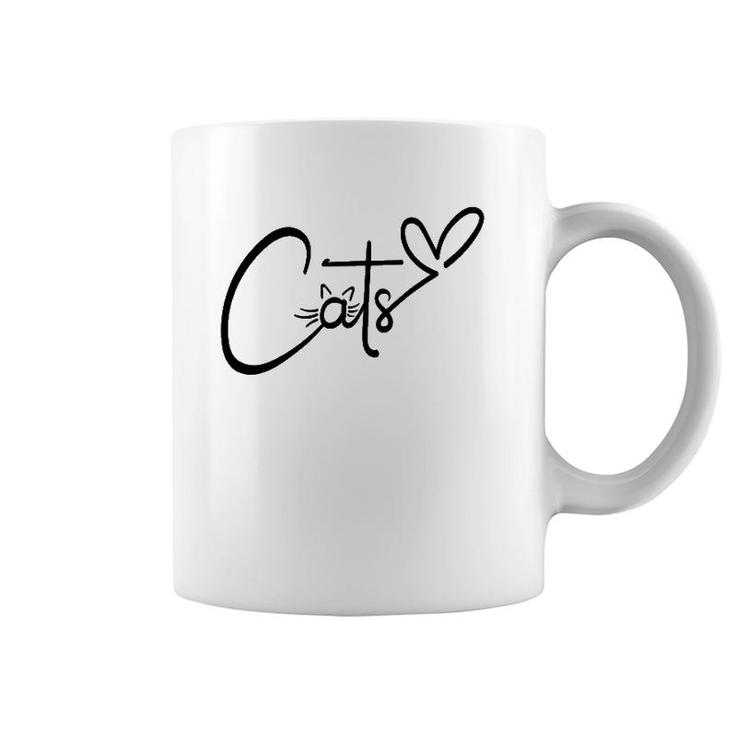 Love Cats Cute Cats Lover Coffee Mug