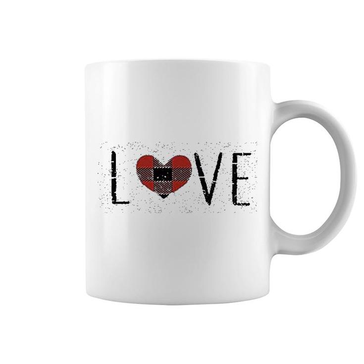 Love Heart Graphic Coffee Mug
