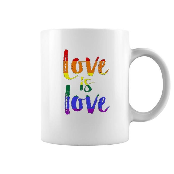 Love Is Love Colorful Coffee Mug
