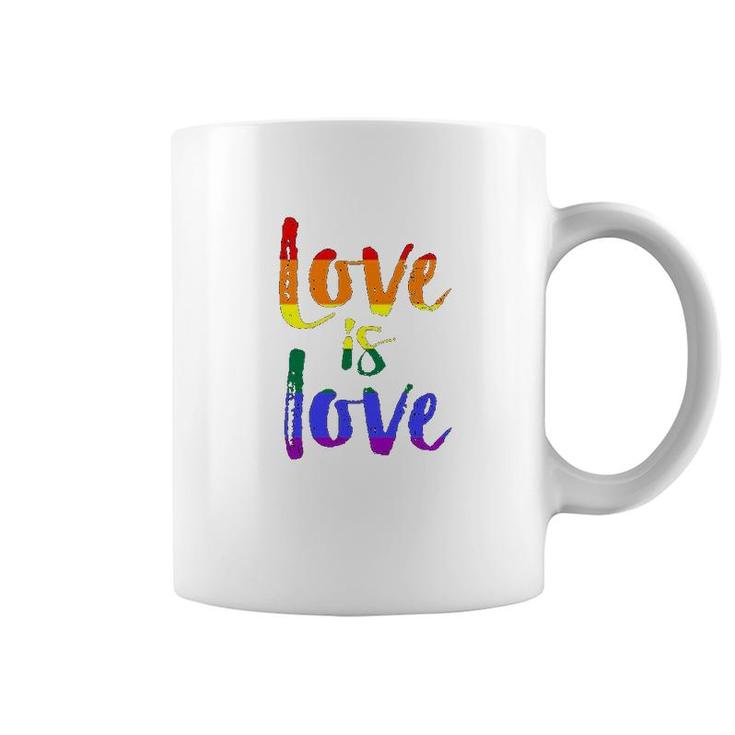 Love Is Love Gay Pride Coffee Mug