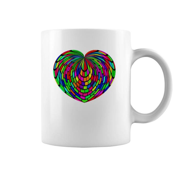 Love Knows No Color Heart Rainbow Lgbtq Equality Pride Raglan Baseball Tee Coffee Mug