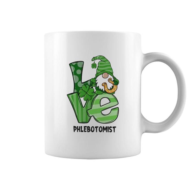 Love St Patrick's Day Phlebotomist Coffee Mug