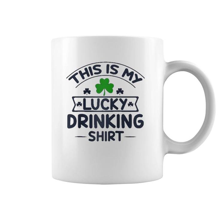 Lucky Drinking Raglan Baseball Tee Coffee Mug
