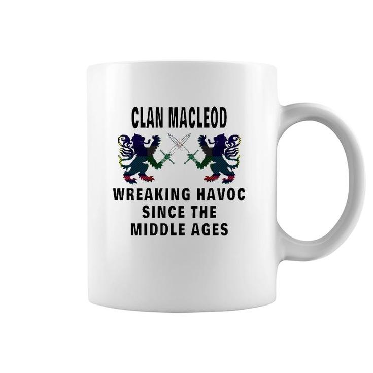 Macleod Scottish Tartan Scotland Family Clan Name Coffee Mug