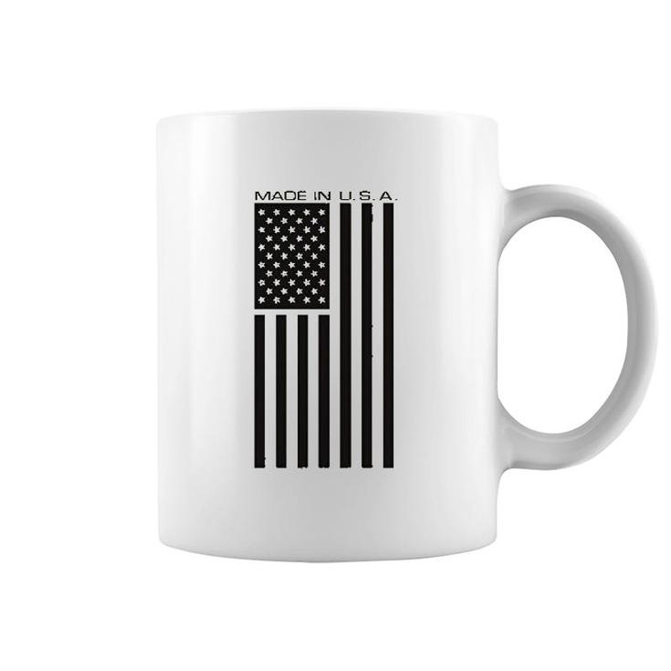 Made Usa Flag Print Coffee Mug
