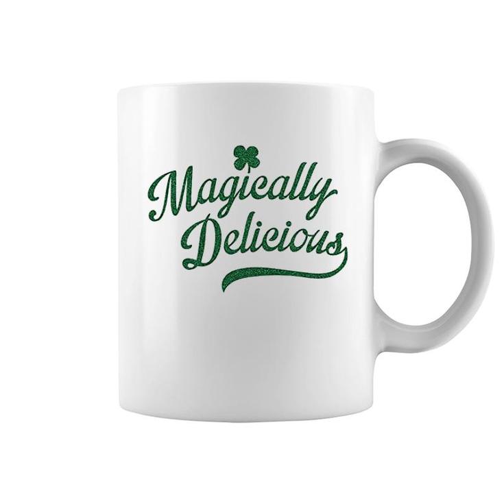 Magically Delicious Funny St Patricks Day Shamrock Saint Pattys Coffee Mug