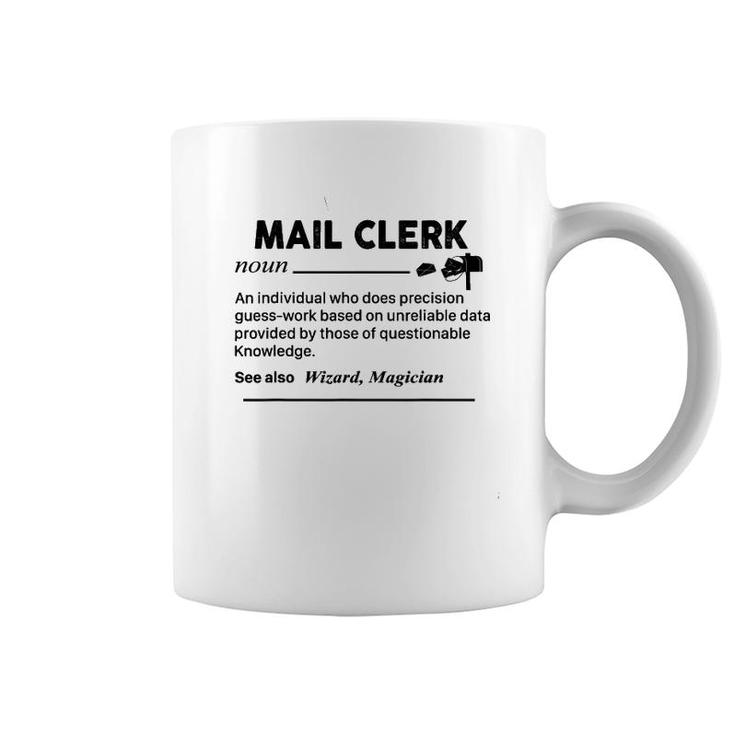 Mail Clerk Definition Coffee Mug