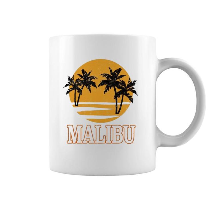 Malibu Retro 70'S Vintage Beach Vacation Gift Coffee Mug