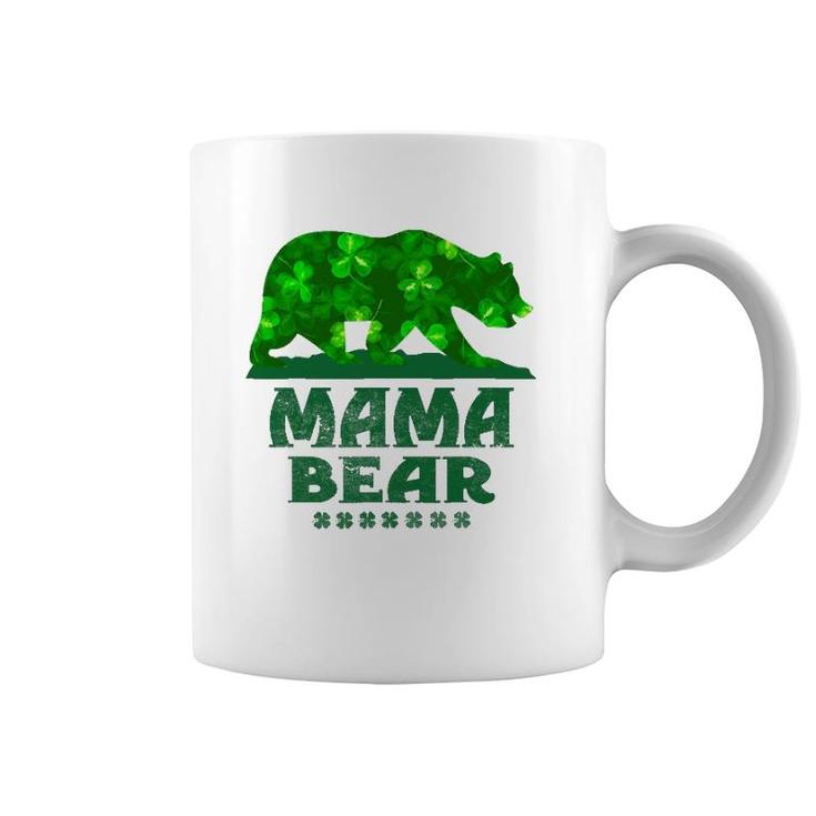 Mama Bear St Patrick's Day  Funny Mother Father Gifts Coffee Mug