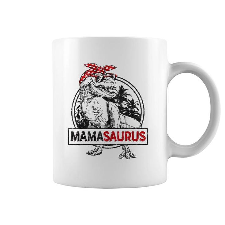 Mamasaurusrex Dinosaur Funny Mama Saurus Family Matching  Coffee Mug