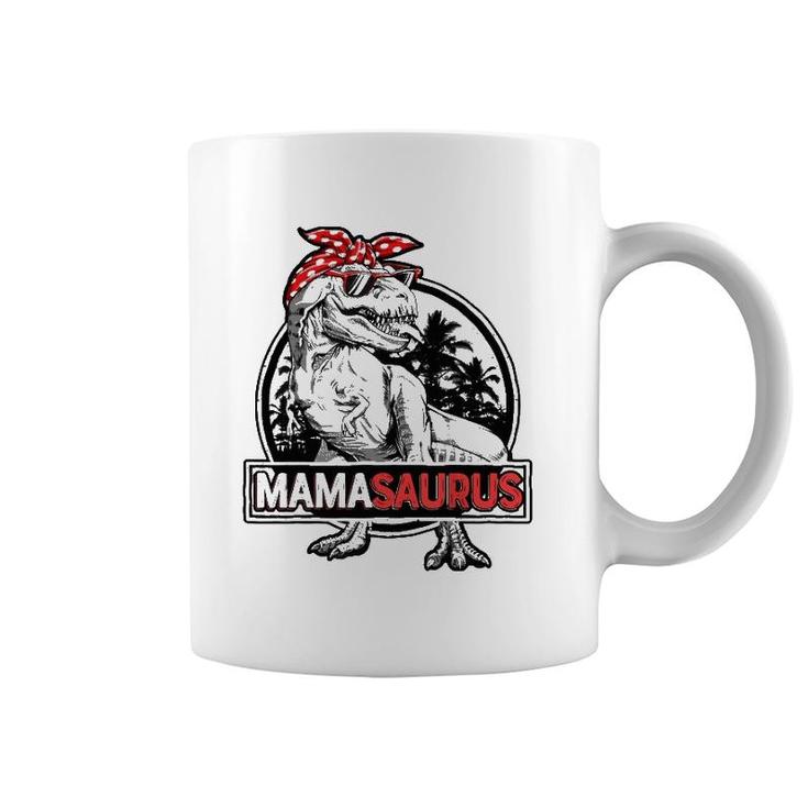 Mamasaurusrex Dinosaur Funny Mama Saurus Family Matching  Coffee Mug