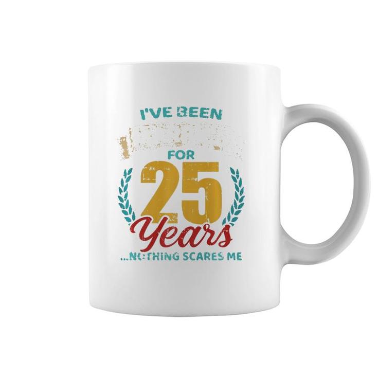 Married For 25 Years Silver Wedding Anniversary Premium Coffee Mug
