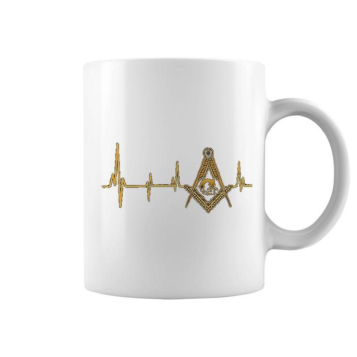 Mason Heartbeat Coffee Mug