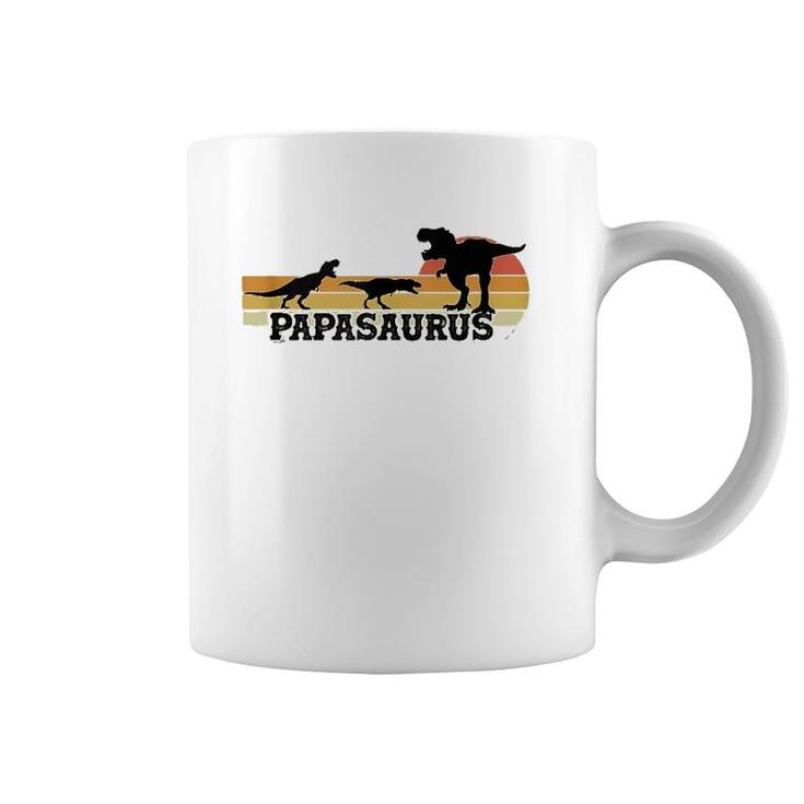 Matching Family Papasaurusrex Dinosaurs Papa Father's Day  Coffee Mug