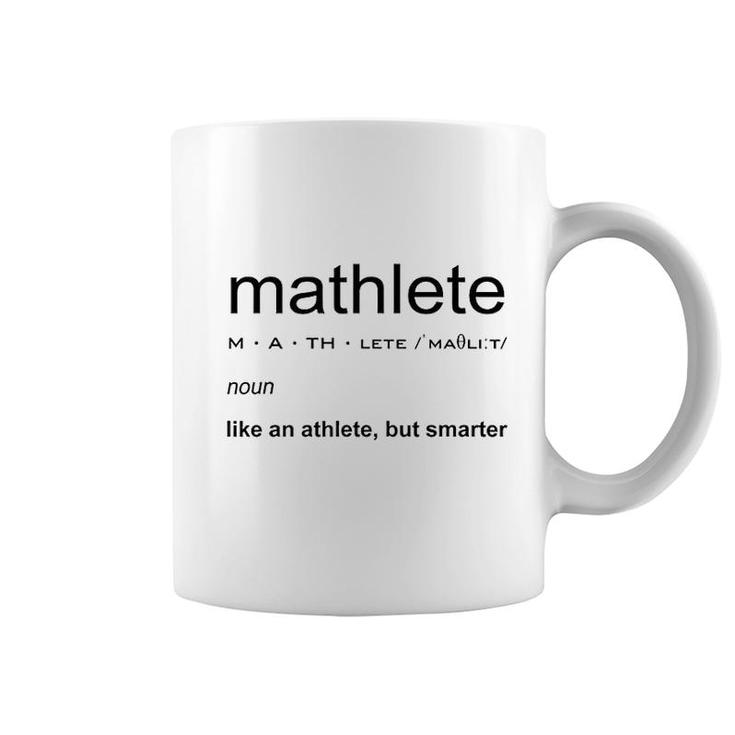 Mathlete Definition Funny Math Nerd Geek Coffee Mug