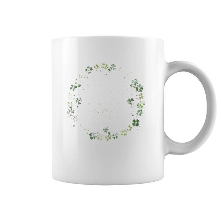 May Your Troubles Be Less Irish Blessing Vintage Distressed Coffee Mug
