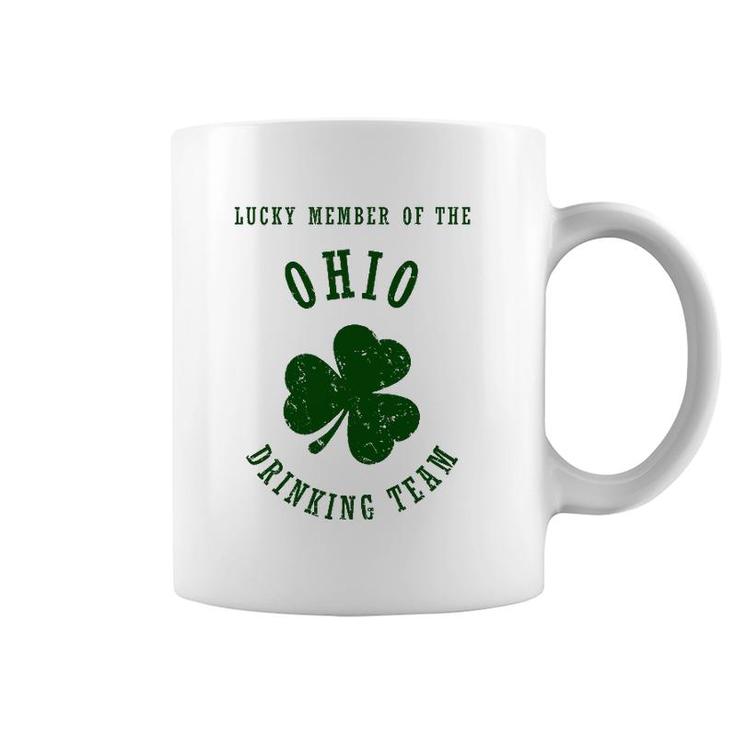 Member Of The Ohio Drinking Team , St Patrick's Day Coffee Mug
