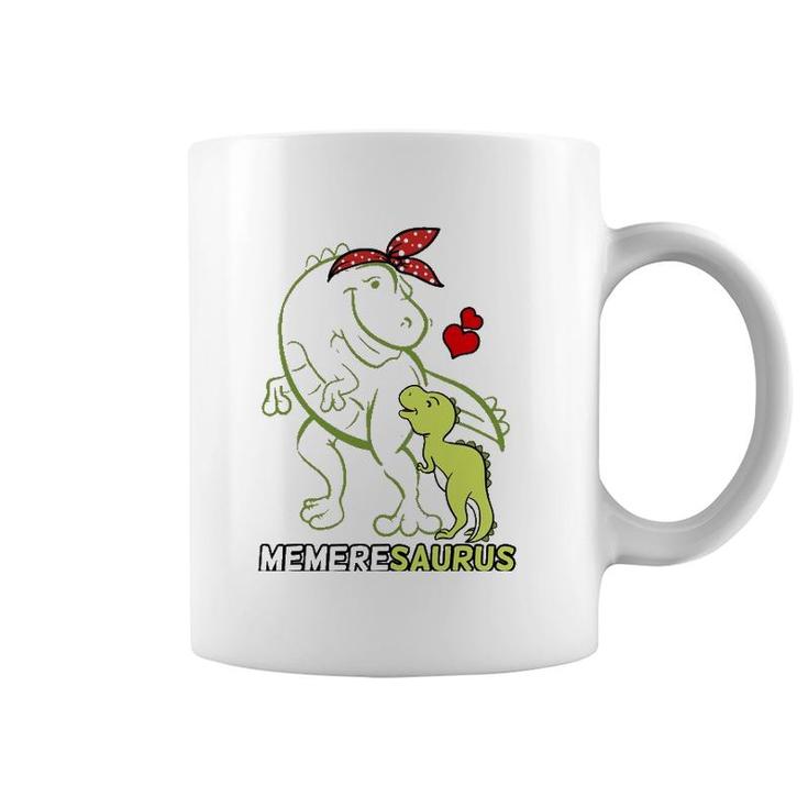 Memeresaurus Memere Tyrannosaurus Dinosaur Baby Mother's Day Coffee Mug