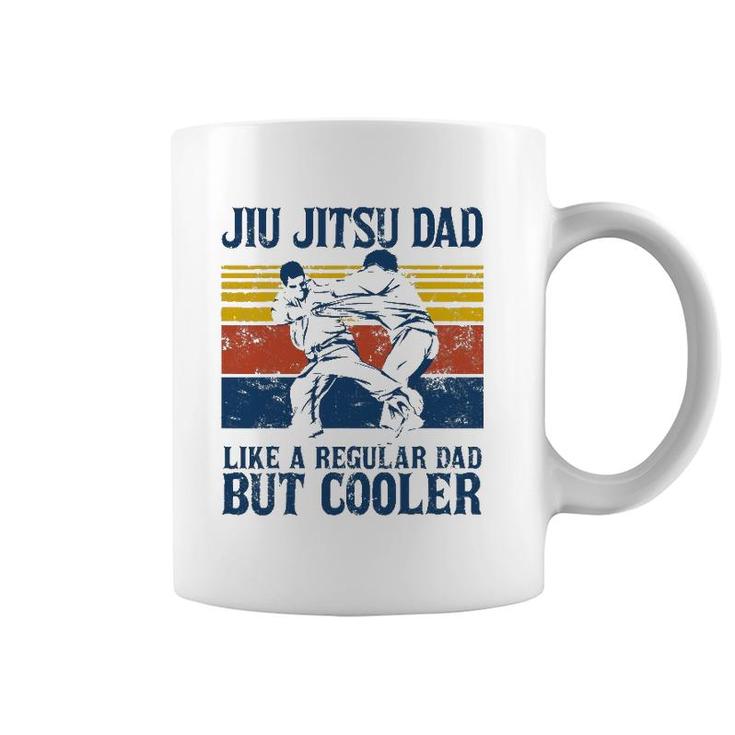 Mens Father’S Day Jiu Jitsu Dad Training Father Vintage Funny Coffee Mug