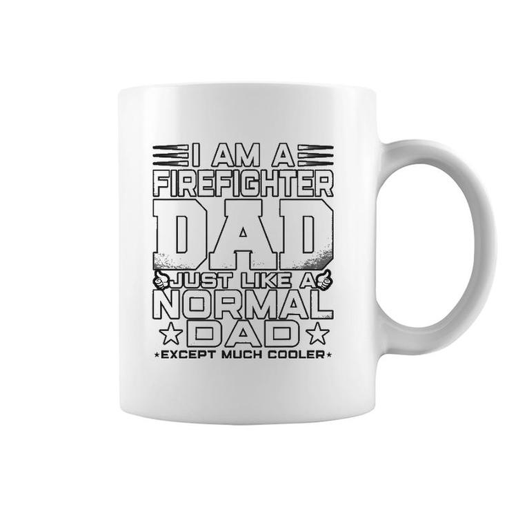 Mens Funny Firefighter Dad Gift Firefighter Father's Day Gifts Coffee Mug