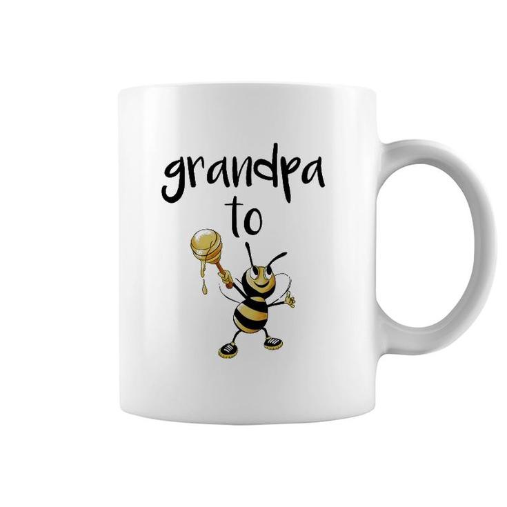 Mens Grandad To Be Grandpa To Bee Baby Announcement Gift Coffee Mug
