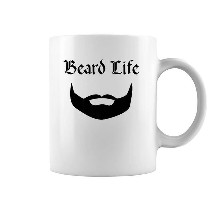 Mens Men's Beard Life Gift Coffee Mug