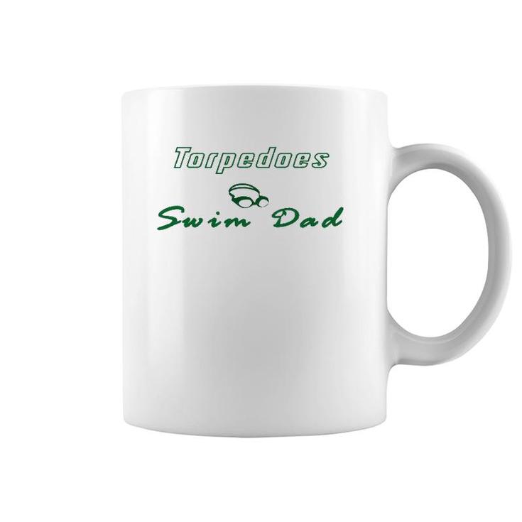 Mens Swim Dad Torpedoes Gift Coffee Mug