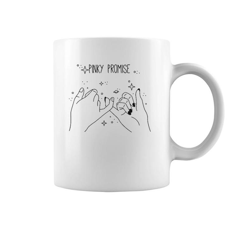 Men's Women's Pinky Promise And Be Honest Graphic Design Coffee Mug