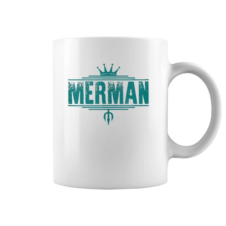 Merman - Easy Men's Halloween Costume - Mermaid  Coffee Mug