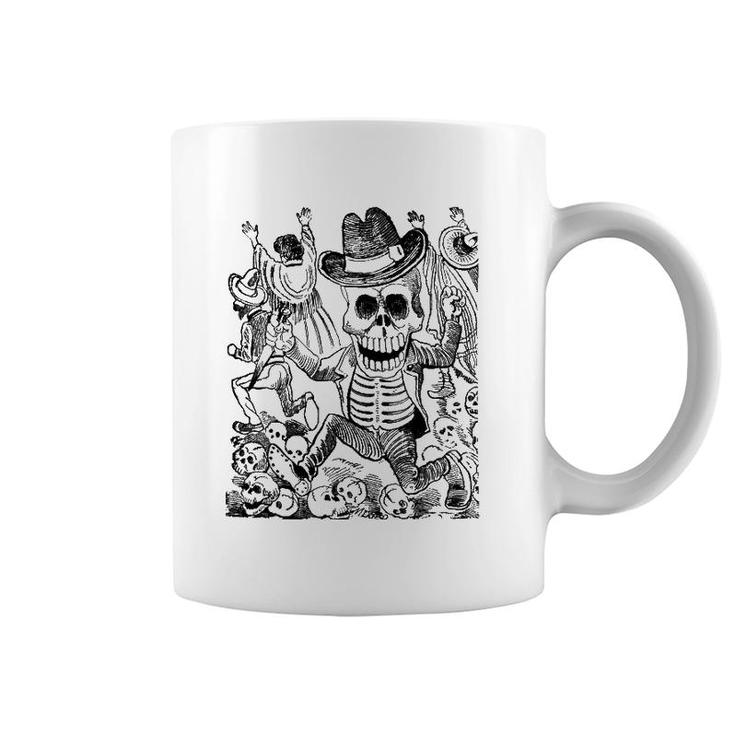 Mexico Day Of The Dead T Art Design Dia De Los Muertos Coffee Mug