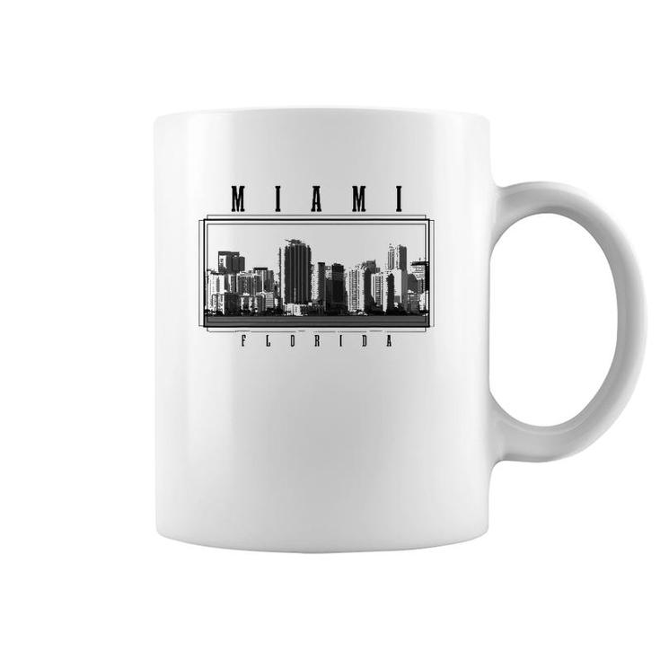 Miami Florida Vintage Skyline Pride Vintage Miami Coffee Mug