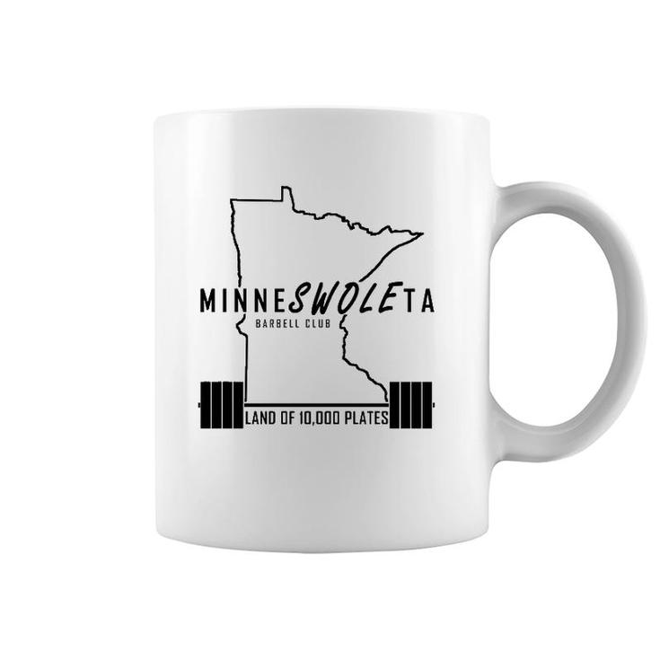 Minneswoleta Barbell Minnesota Gymer Gift Coffee Mug