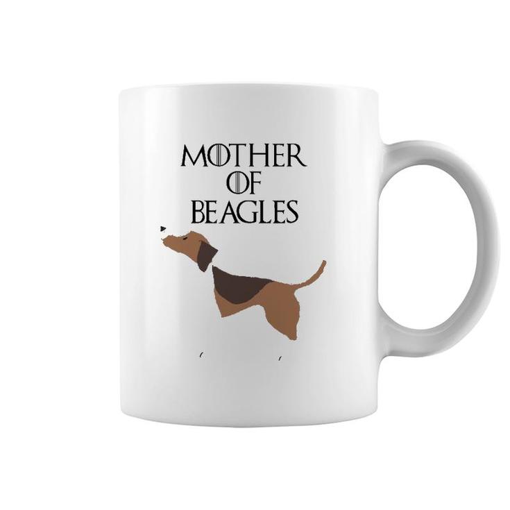 Mother Of Beagles Cute Funny Dog & Gift Fur Mom Coffee Mug