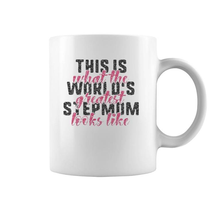 Mothers Day  Gift Greatest Stepmom  From Daughter Coffee Mug
