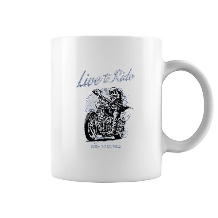 Motorcycle Live To Ride Coffee Mug