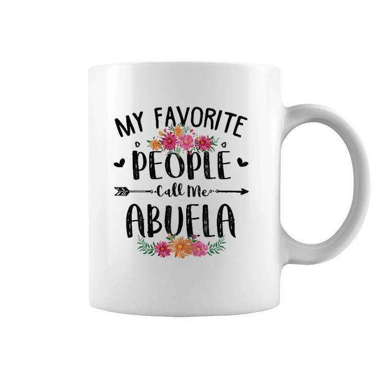 My Favorite People Call Me Abuela Tee Mother's Day Gift Coffee Mug