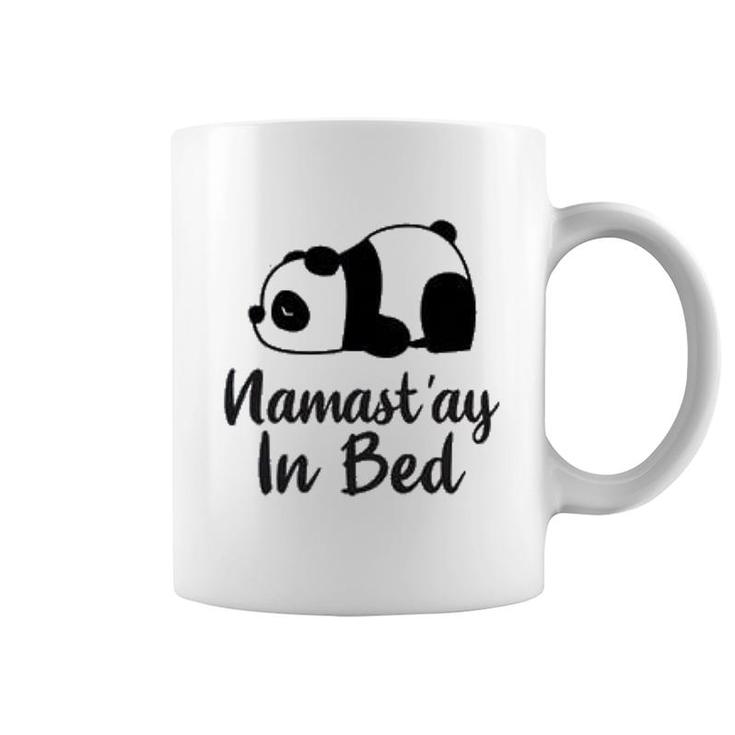 Namast'ay In Bed Lazy Panda Coffee Mug