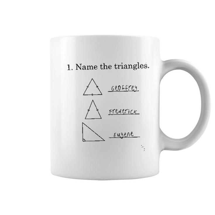 Name The Triangles Funny Math Coffee Mug