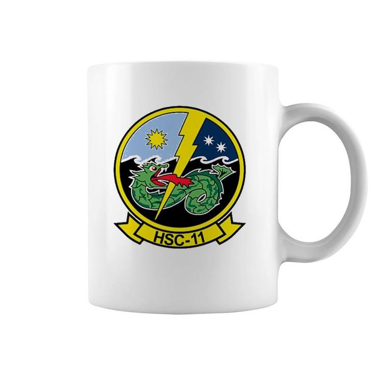 Navy Helicopter Sea Combat Squadron Hsc 11 Dragonslayers Coffee Mug