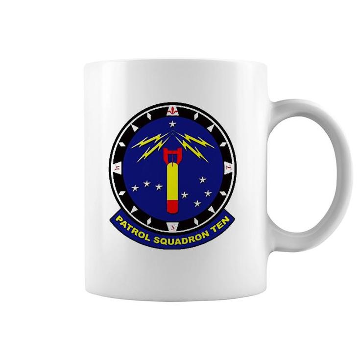 Navy Patrol Squadron 10 Vp-10 Patch Image Insignia Coffee Mug